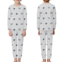 Thumbnail for Blaise Diagne International Airport (DSS) Pajamas - Children Pajamas - Light Gray