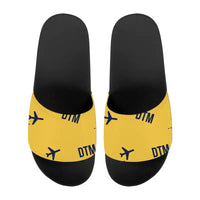 Thumbnail for Dortmund Airport (DTM) Slippers & Flip Flops - Slippers - Sport - Pattern - Yellow