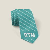 Thumbnail for Dortmund Airport (DTM) Ties - Tie - Stripe - Turquoise