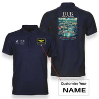 Thumbnail for DUB - Poster - Double-Side Polo - Navy Blue + Name