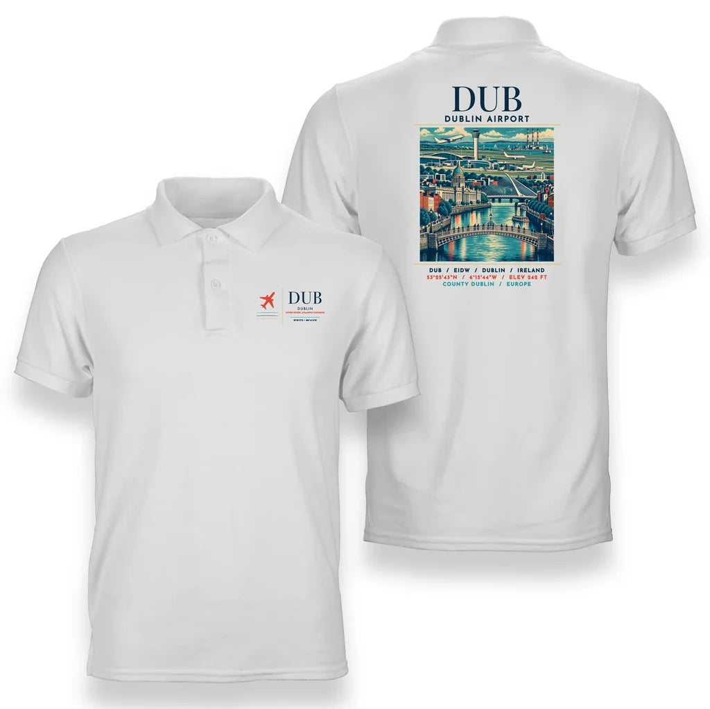 DUB - Poster - Double-Side Polo - White