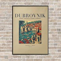 Thumbnail for DUBROVNIK - Poster - Canvas Framed - Beige