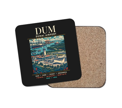 DUM - Poster - Coaster - Black