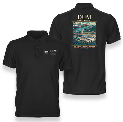 DUM - Poster - Double-Side Polo - Black
