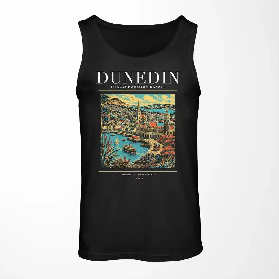DUNEDIN - Poster - Tank Top - Black