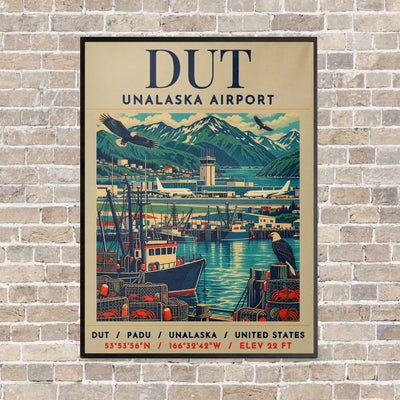 DUT - Poster - Canvas Framed - Beige