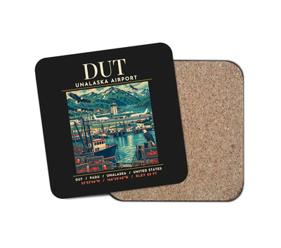 DUT - Poster - Coaster - Black