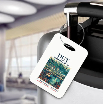 DUT - Poster - Luggage Tag - White