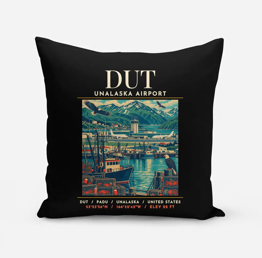 DUT - Poster - Pillow - Black