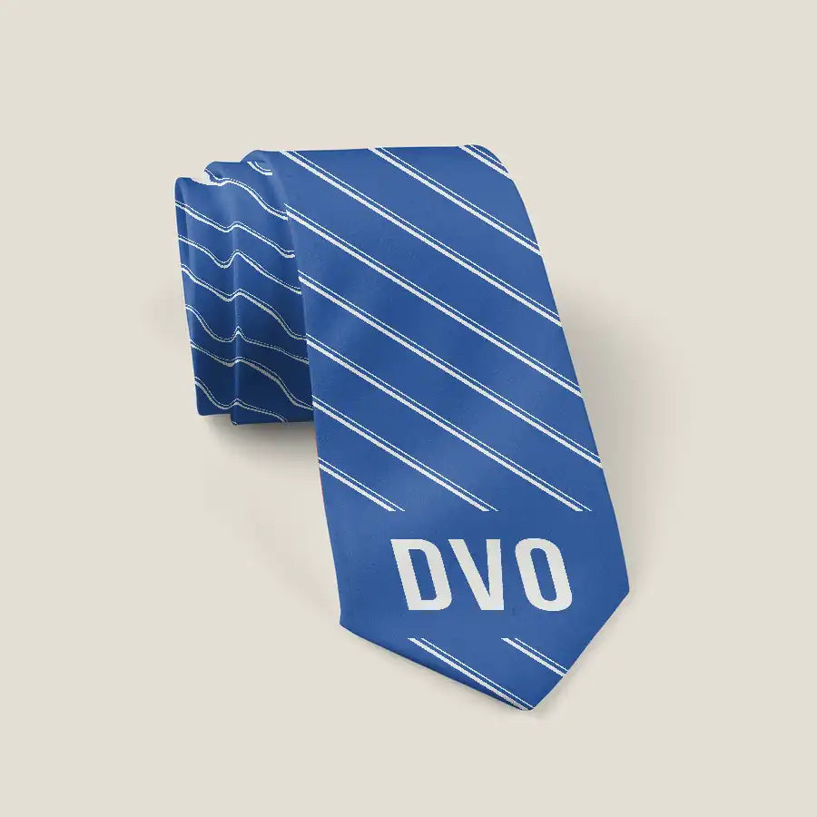 Francisco Bangoy International Airport Davao (DVO) Ties - Tie - Stripe - Blue