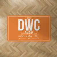 Thumbnail for Al Maktoum International Airport (DWC) Carpets - Carpet Rectangle - ID Tag - Orange