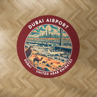 Thumbnail for Al Maktoum International Airport (DWC) Carpets - Carpet Round - Badge - Dark Red