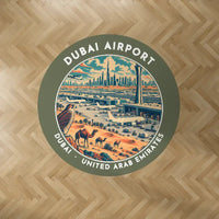 Thumbnail for Al Maktoum International Airport (DWC) Carpets - Carpet Round - Badge - Green Army