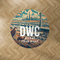 Thumbnail for Al Maktoum International Airport (DWC) Carpets - Carpet Round - Scene + Name