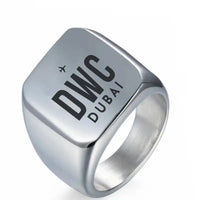 Thumbnail for Al Maktoum International Airport (DWC) Rings - Ring - Silver