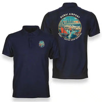 Thumbnail for DXB - Badge - Double-Side Polo - Navy Blue