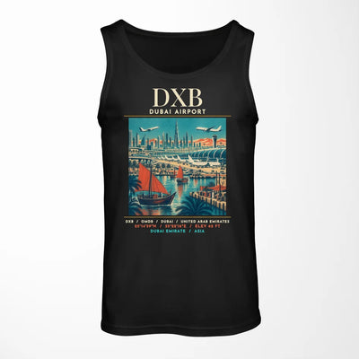 DXB - Poster - Tank Top - Black