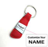 Thumbnail for Your Custom Design & Image & Logo & Text Design  Genuine Leather Car(1) Key Chain