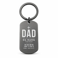 Thumbnail for Da Nang International Airport DAD - Key Chain - Original Design - Black