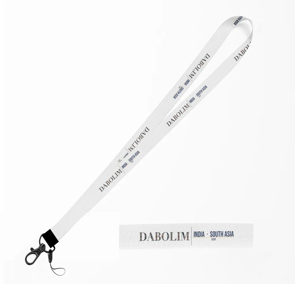 Dabolim City Series lanyard - white