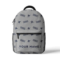 Thumbnail for Daher Kodiak 100 Series III - 3D Backpack - 3D Pattern + Name - Light Gray