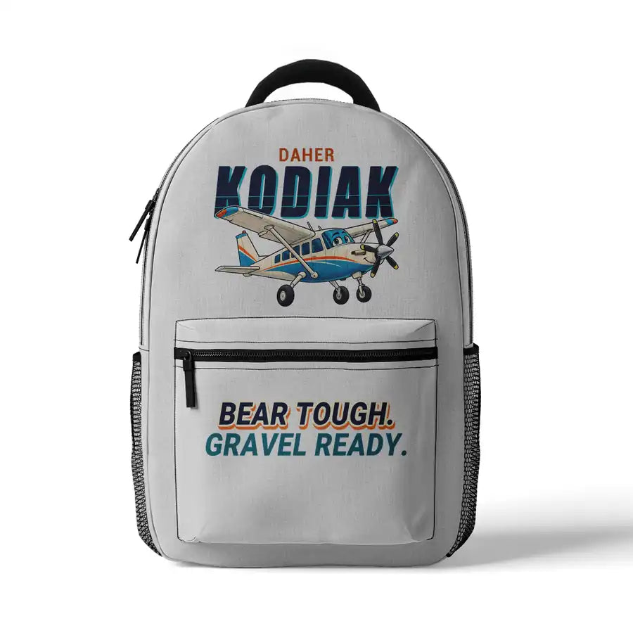 Daher Kodiak 100 Series III - 3D Backpack - Cartoon - White