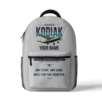 Thumbnail for Daher Kodiak 100 Series III - 3D Backpack - Original + Name - White