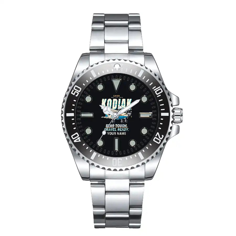 Daher Kodiak 100 Series III - Cartoon + Name - Premium Diver - Black