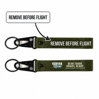 Thumbnail for Daher Kodiak 100 Series III Hawk-Shaped Key Chains - Dark Green - Cartoon - Remove Before Flight