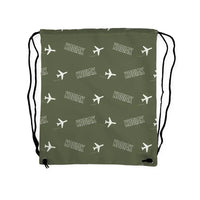 Thumbnail for Daher Kodiak 100 Series III - Drawstring Bag - 3D Pattern - Green Army