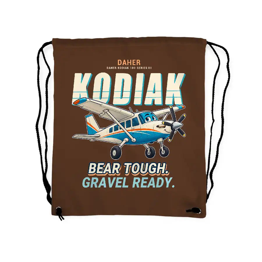 Daher Kodiak 100 Series III - Drawstring Bag - Cartoon - Brown