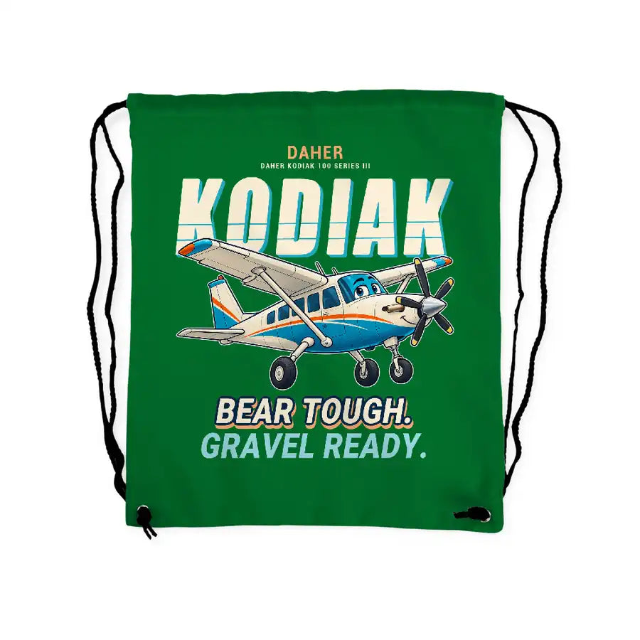 Daher Kodiak 100 Series III - Drawstring Bag - Cartoon - Green