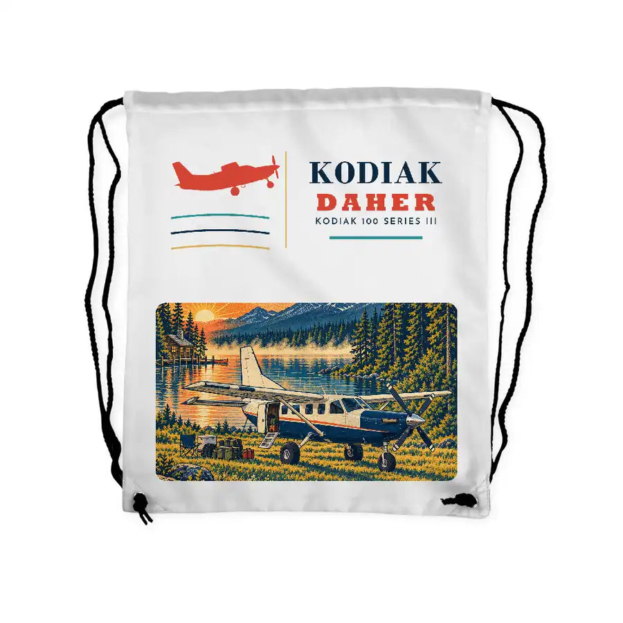 Daher Kodiak 100 Series III - Drawstring Bag - Classic - White