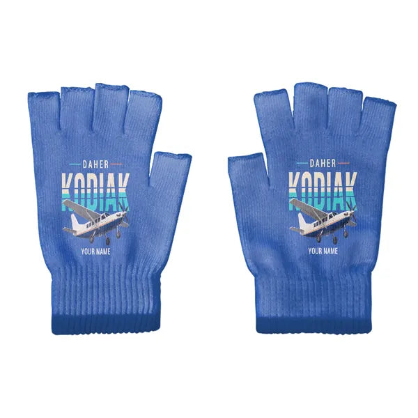Daher Kodiak 100 Series III - Gloves - Cut - Original + Name - Blue