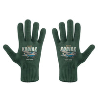 Thumbnail for Daher Kodiak 100 Series III - Gloves - Full - Cartoon + Name - Dark Green