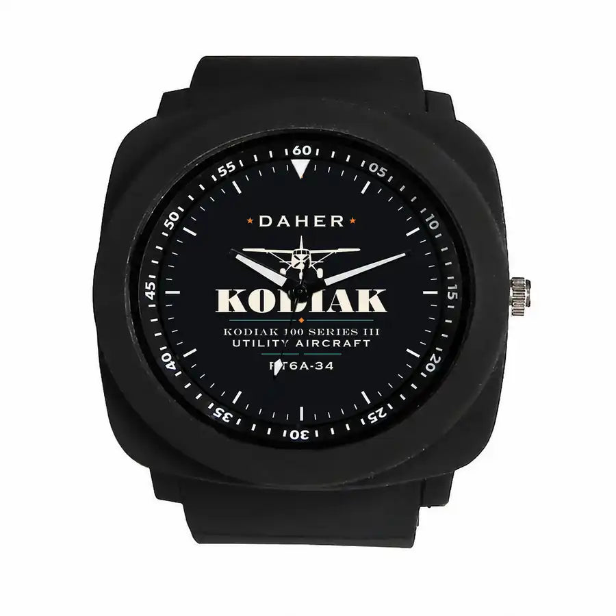 Daher Kodiak 100 Series III - Heritage - Rubber Strap - Black