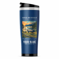 Thumbnail for Daher Kodiak 100 Series III - Poster + Name - Stainless Steel (No Holder) - Blue