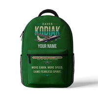 Thumbnail for Daher Kodiak 900 - 3D Backpack - Original + Name - Green
