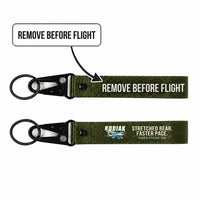 Thumbnail for Daher Kodiak 900 Hawk-Shaped Key Chains - Dark Green - Cartoon - Remove Before Flight