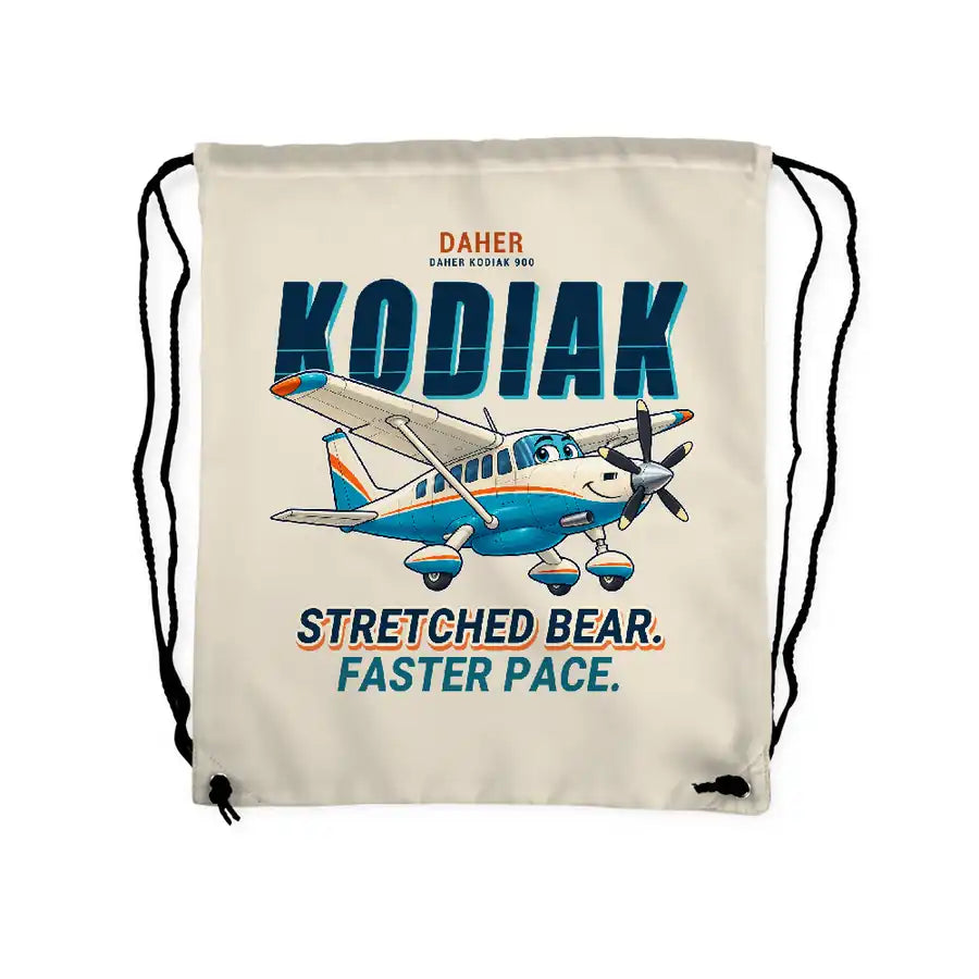 Daher Kodiak 900 - Drawstring Bag - Cartoon - Beige