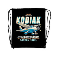 Thumbnail for Daher Kodiak 900 - Drawstring Bag - Cartoon - Black