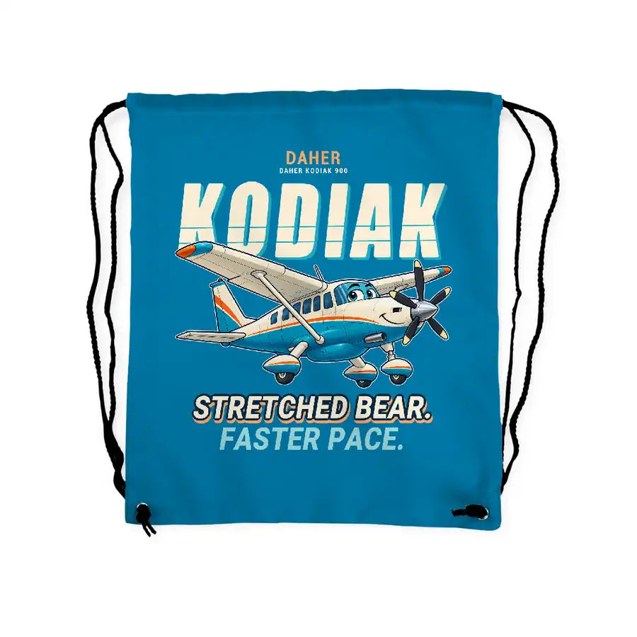 Daher Kodiak 900 - Drawstring Bag - Cartoon - Light Blue