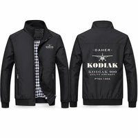 Thumbnail for Daher Kodiak 900 Stylish Jackets - Stand Collar - Heritage - Black