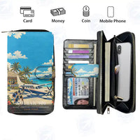 Thumbnail for Daher Kodiak 900 Leather Wallets - Zip Long Wallet - 3D + Name