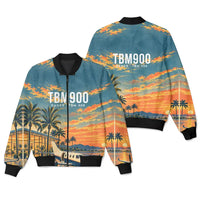 Thumbnail for Daher TBM 900 3D All-Over Print Clothing - Bomber Jacket - 3D