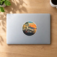 Thumbnail for Daher TBM 900 - 3D - Circle Sticker - MacBook