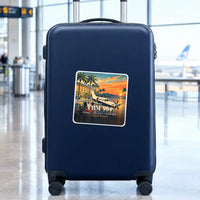 Thumbnail for Daher TBM 900 - 3D + Name - Square Sticker - Suitcase