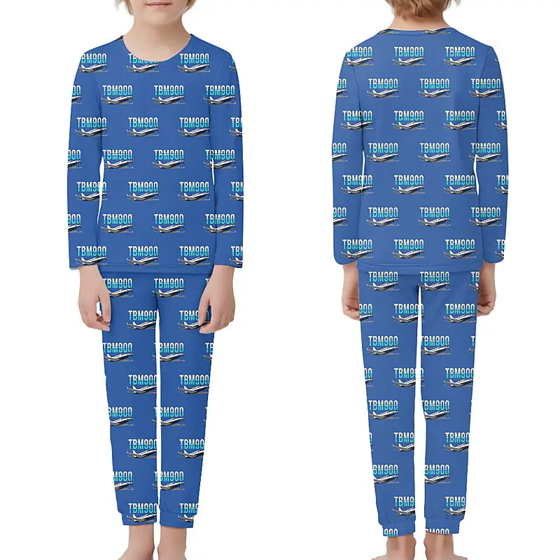 Daher TBM 900 - Children Pajamas - Original Pattern - Blue