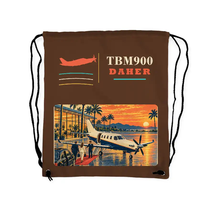 Daher TBM 900 - Drawstring Bag - Classic - Brown