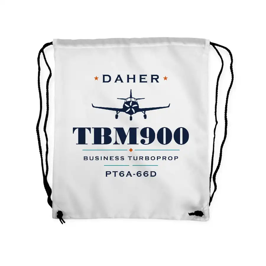 Daher TBM 900 - Drawstring Bag - Heritage - White